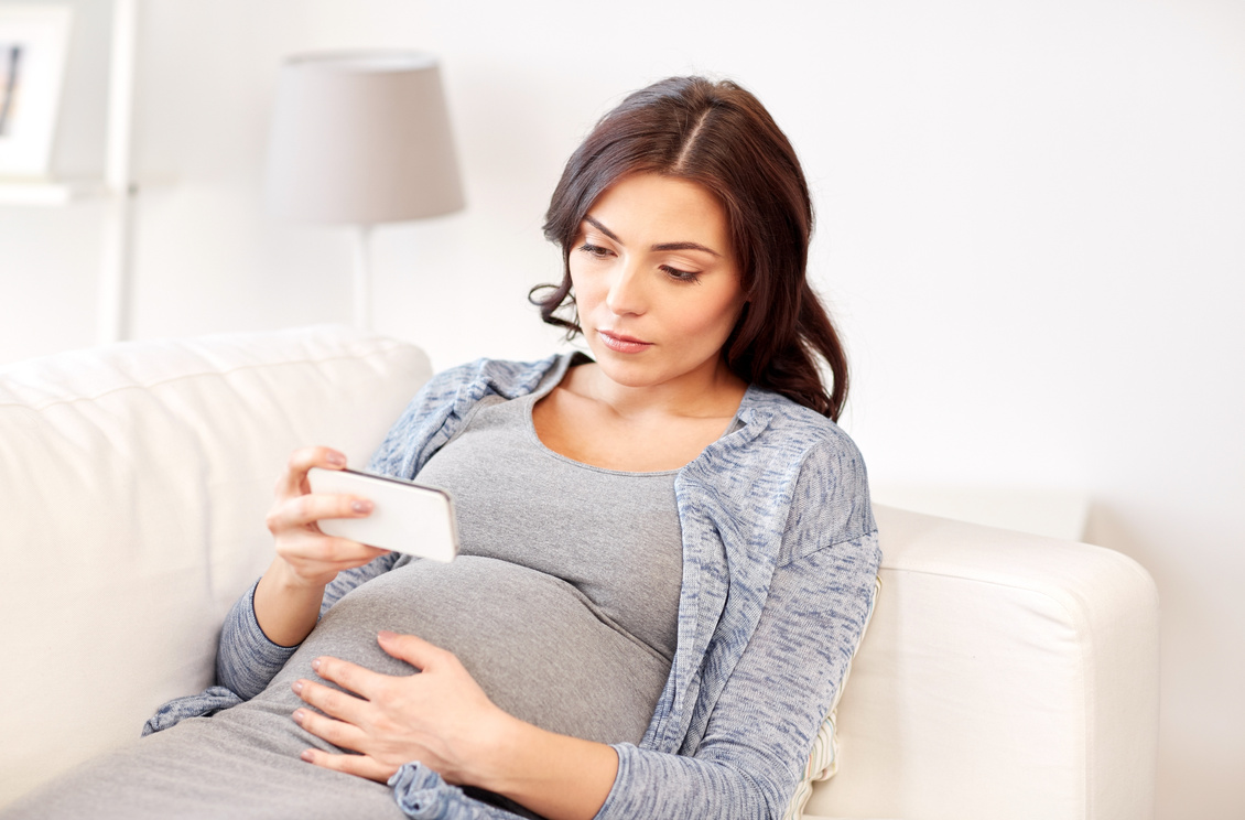 Sad Pregnant Woman  